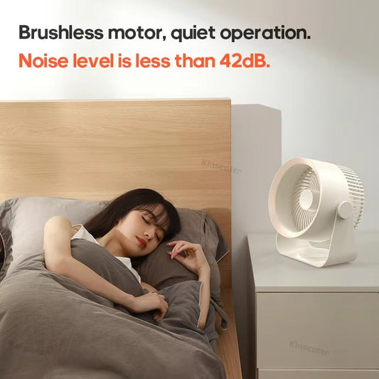 KINSCOTER Multifunctional Electric Fan Circulator – Wireless, Portable, Quiet Home Ventilator, Desktop & Wall Mountable, Ceiling Fan, Air Cooler for Home and Office