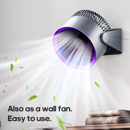 KINSCOTER Multifunctional Electric Fan Circulator – Wireless, Portable, Quiet Home Ventilator, Desktop & Wall Mountable, Ceiling Fan, Air Cooler for Home and Office