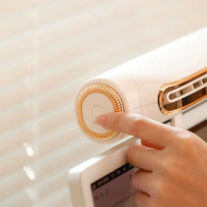 Bladeless Hanging Bed Fan — 4-Speed Portable Mini Air Conditioner Fan for Home, Office, and Desk Use