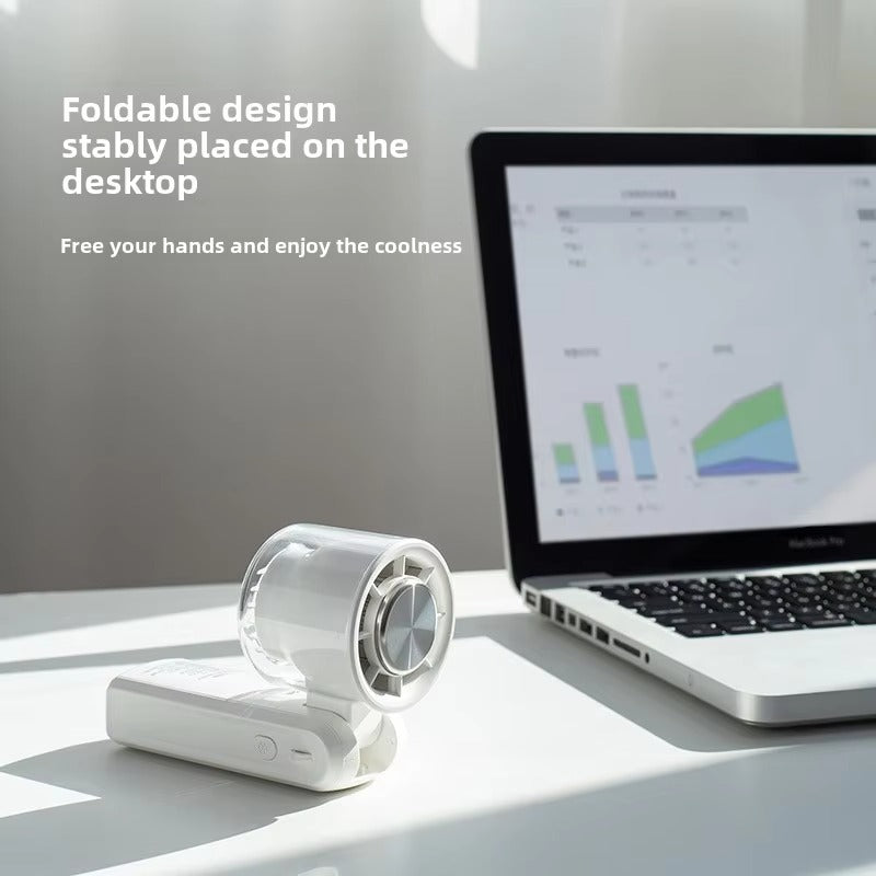Xiaomi 100-Speed Mini Handheld Fan – Rechargeable Portable Fan with Ice Cooling, Smart Display, Ultra Quiet Design for Travel & Outdoor Use