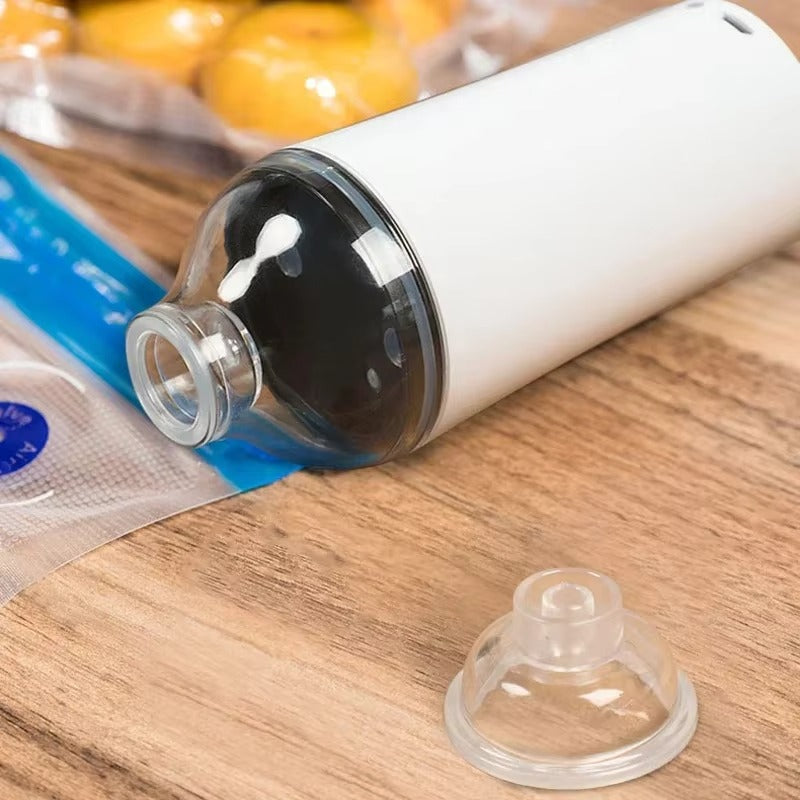 مجموعة أكياس تفريغ الهواء القابلة لإعادة الاستخدام مع مضخة إغلاق USB - خالية من مادة BPA وجاهزة للطهي باستخدام تقنية Sous Vide