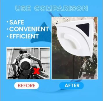 2024 Magnetic Glass Cleaner – Double-Sided, Strong & Effortless Window Cleaning